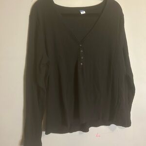 🛍️2/$20🛍️ Black Old Navy Long Sleeve Shirt